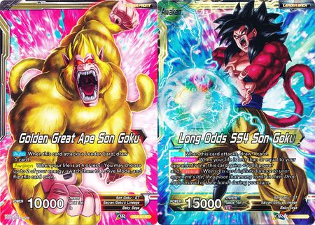 Golden Great Ape Son Goku // Long Odds SS4 Son Goku [SD5-01]