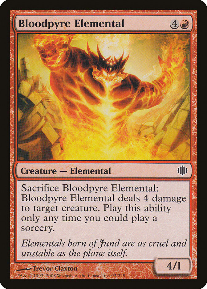 Bloodpyre Elemental [Shards of Alara] (ALA 93)