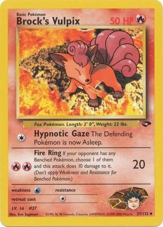 Brock's Vulpix (37/132) [Gym Challenge]