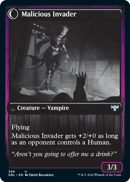 Innocent Traveler // Malicious Invader [Innistrad: Double Feature] (DBL 388)