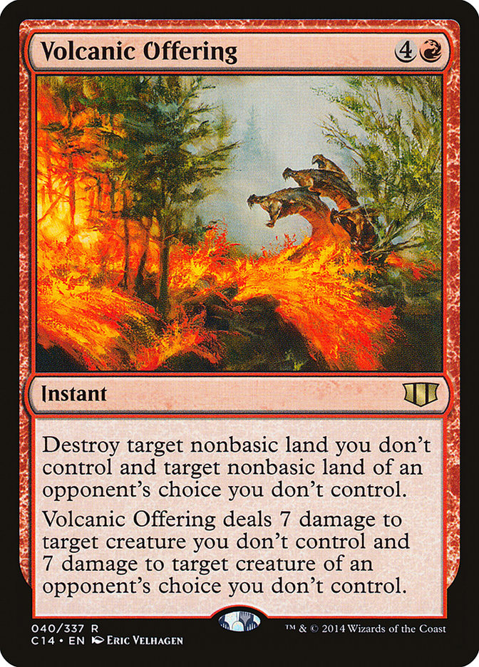 Volcanic Offering [Commander 2014] (C14 40)