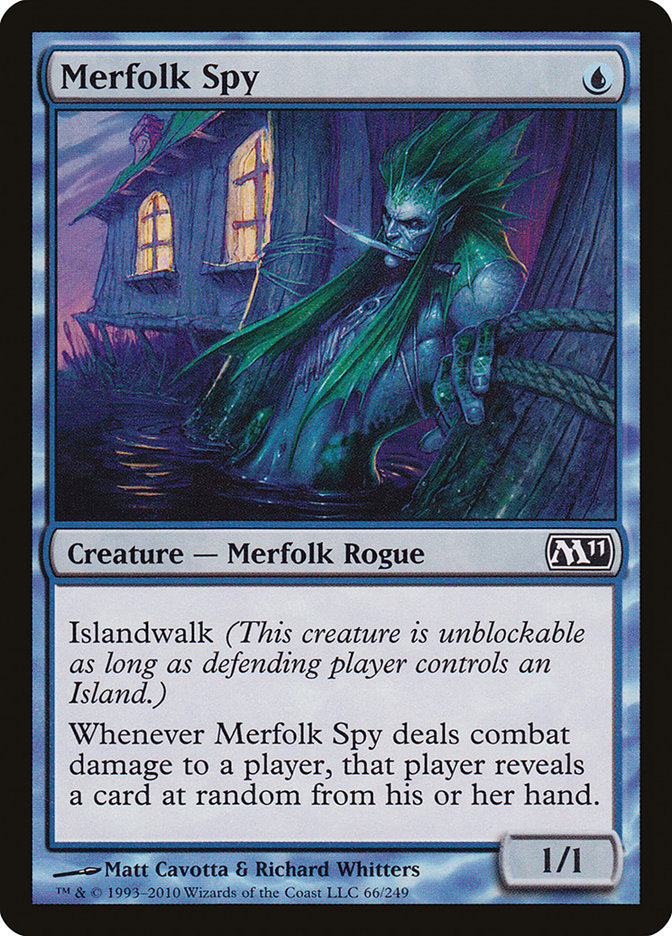 Merfolk Spy [Magic 2011] (M11 66)
