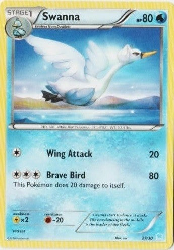 Swanna (27/30) [XY: Trainer Kit - Pikachu Libre & Suicune]