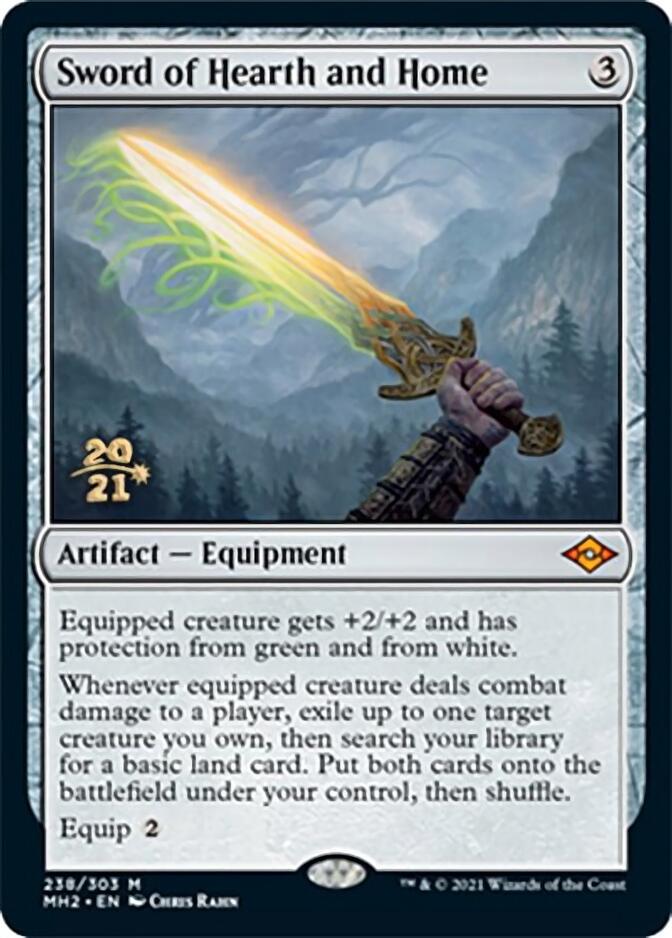 Sword of Hearth and Home [Modern Horizons 2 Prerelease Promos] (PMH2 238)