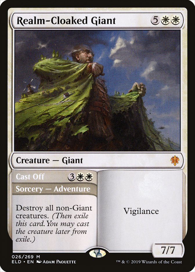 Realm-Cloaked Giant // Cast Off [Throne of Eldraine] (ELD 26)
