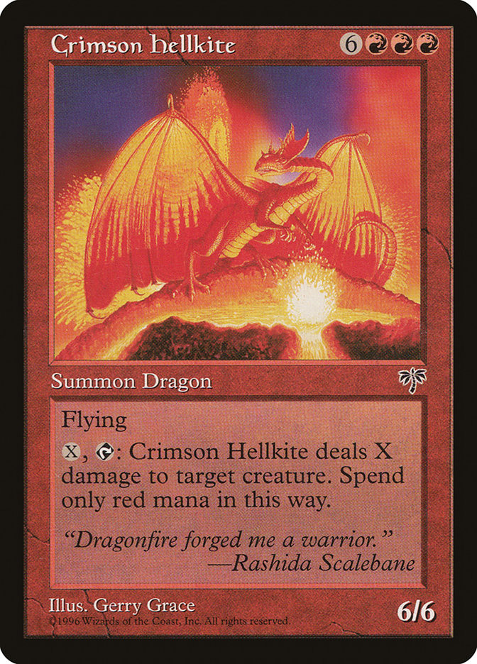Crimson Hellkite [Mirage] (MIR 167)