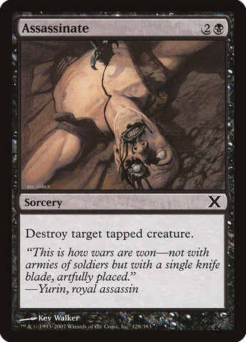 Assassinate [Tenth Edition] (10E 128)