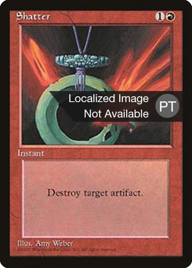 Shatter [Fourth Edition Foreign Black Border] (4BB 219)