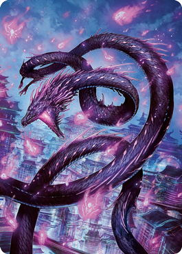 Junji, the Midnight Sky 2 Art Card [Kamigawa: Neon Dynasty Art Series] (ANEO 58)