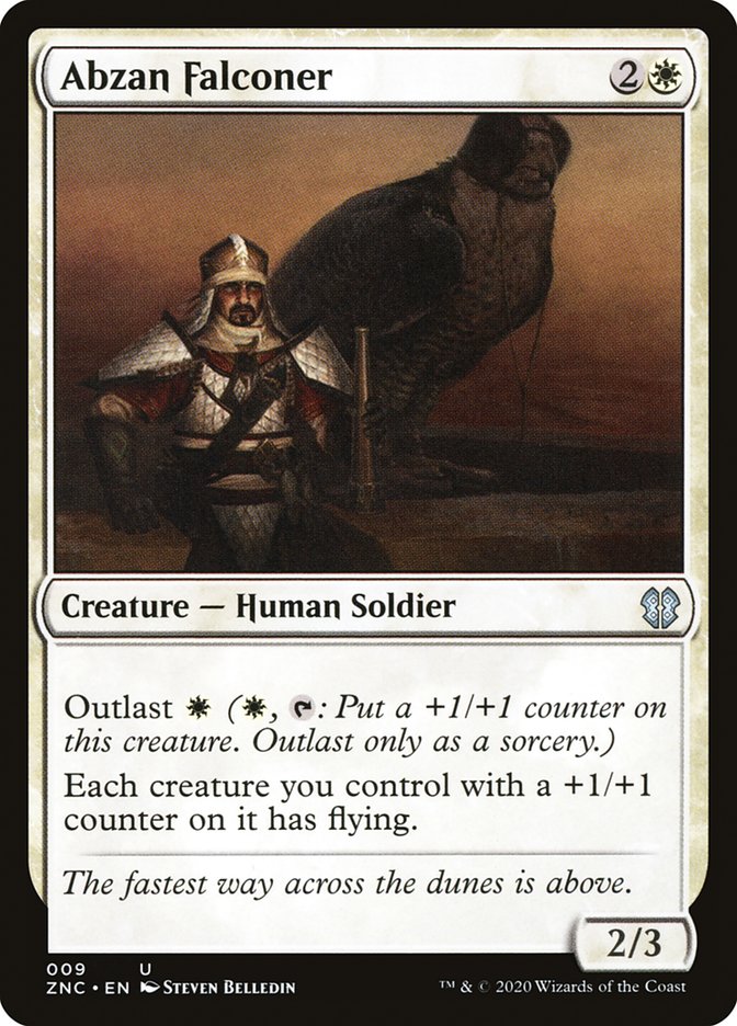 Abzan Falconer [Zendikar Rising Commander] (ZNC 9)