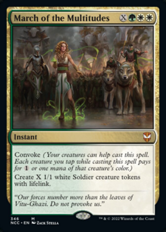March of the Multitudes [Streets of New Capenna Commander] (NCC 346)