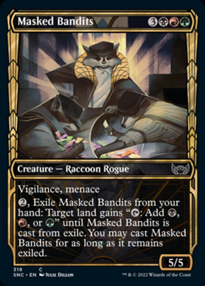 Masked Bandits (Showcase Golden Age) [Streets of New Capenna] (SNC 319)