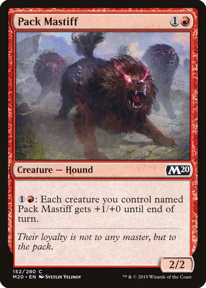 Pack Mastiff [Core Set 2020] (M20 152)