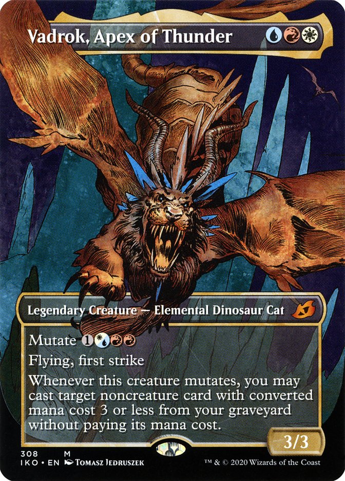 Vadrok, Apex of Thunder (Showcase) [Ikoria: Lair of Behemoths] (IKO 308)