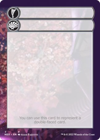 Helper Card (3/9) [Kamigawa: Neon Dynasty Tokens] (TNEO 3)