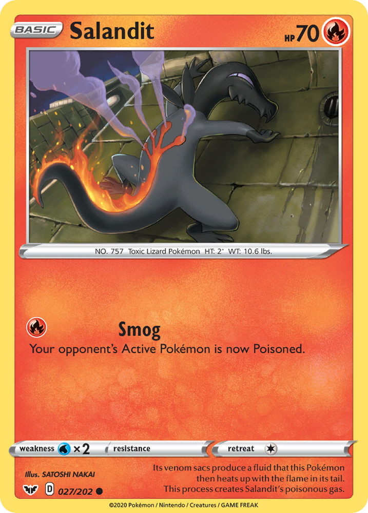 Salandit (27/202) [Sword & Shield: Base Set]