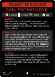 Roll for Initiative (Magic Minigame) [Dungeons & Dragons: Adventures in the Forgotten Realms Minigame] (MAFR 5)