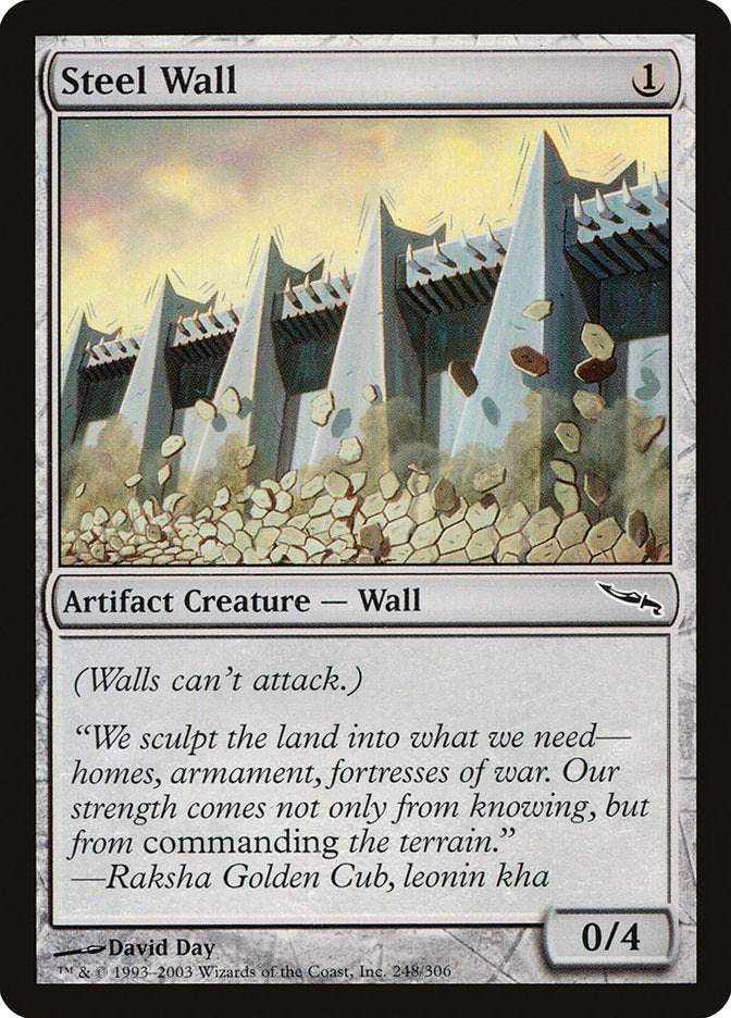 Steel Wall [Mirrodin] (MRD 248)