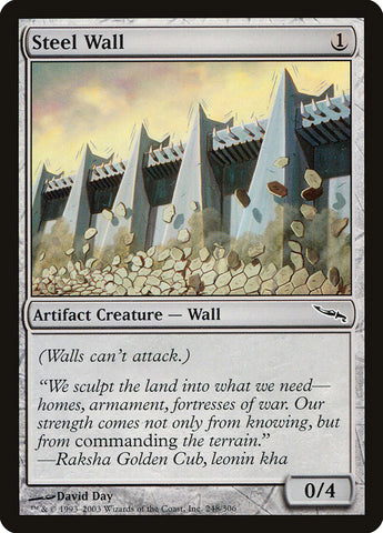Steel Wall [Mirrodin] (MRD 248)