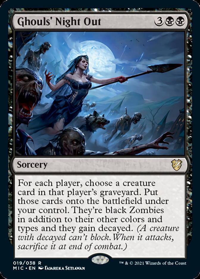 Ghouls' Night Out [Innistrad: Midnight Hunt Commander] (MIC 19)