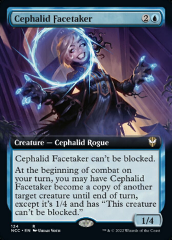 Cephalid Facetaker (Extended Art) [Streets of New Capenna Commander] (NCC 124)