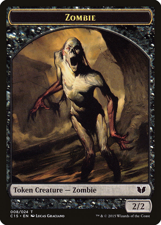 Germ // Zombie Double-Sided Token [Commander 2015 Tokens] (TC15 7)