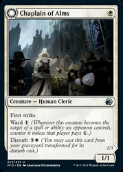 Chaplain of Alms // Chapel Shieldgeist [Innistrad: Midnight Hunt] (MID 13)