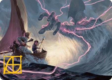 Hall of Storm Giants Art Card (Gold-Stamped Signature) [Dungeons & Dragons: Adventures in the Forgotten Realms Art Series] (AAFR 54)