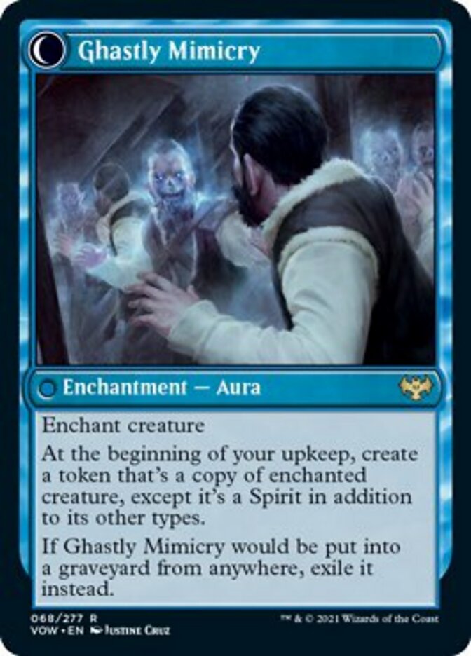 Mirrorhall Mimic // Ghastly Mimicry [Innistrad: Crimson Vow] (VOW 68)