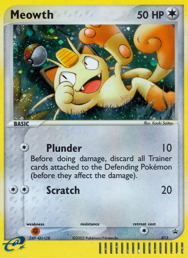 Meowth (13) [Nintendo: Black Star Promos]
