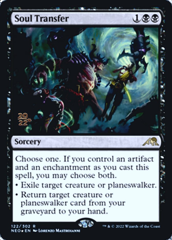 Soul Transfer [Kamigawa: Neon Dynasty Prerelease Promos] (PNEO 122)