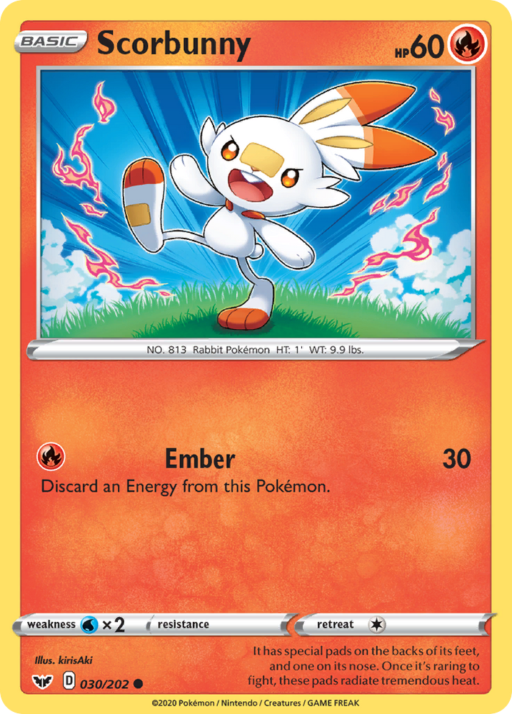 Scorbunny (30/202) [Sword & Shield: Base Set]