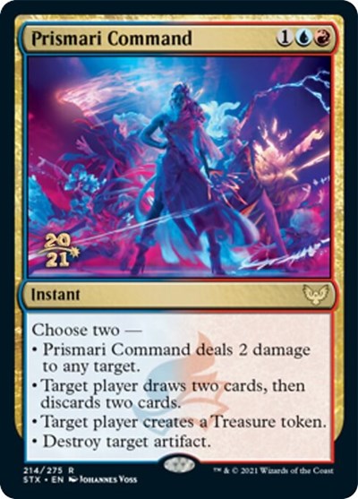 Prismari Command [Strixhaven: School of Mages Prerelease Promos] (PSTX 214)