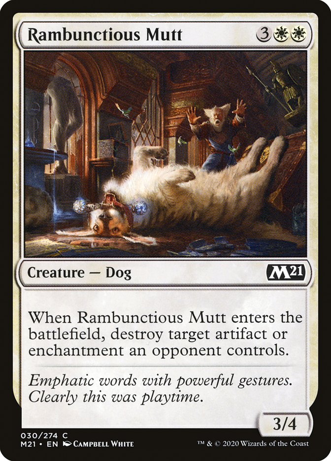 Rambunctious Mutt [Core Set 2021] (M21 30)