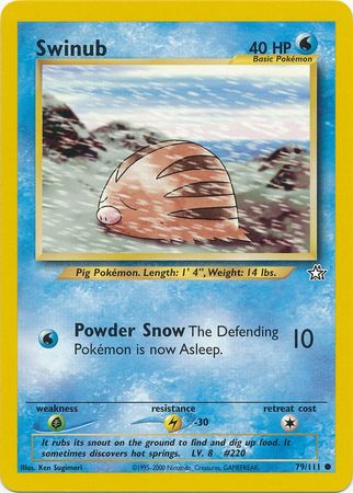 Swinub (79/111) [Neo Genesis]