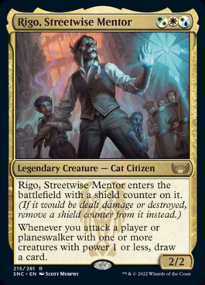 Rigo, Streetwise Mentor [Streets of New Capenna] (SNC 215)