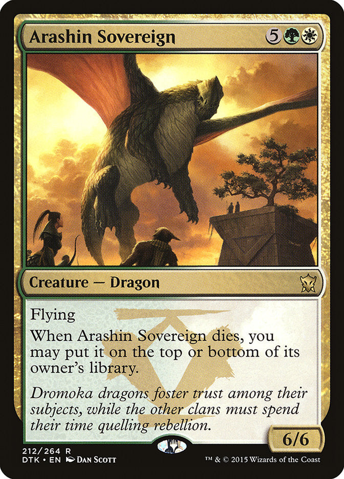Arashin Sovereign [Dragons of Tarkir] (DTK 212)
