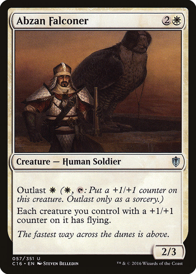 Abzan Falconer [Commander 2016] (C16 57)