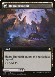 Hagra Mauling // Hagra Broodpit (Extended Art) [Zendikar Rising] (ZNR 339)