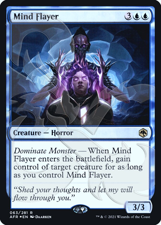 Mind Flayer (Ampersand Promo) [Dungeons & Dragons: Adventures in the Forgotten Realms Promos] (PAFR 63A)