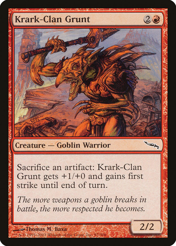 Krark-Clan Grunt [Mirrodin] (MRD 97)