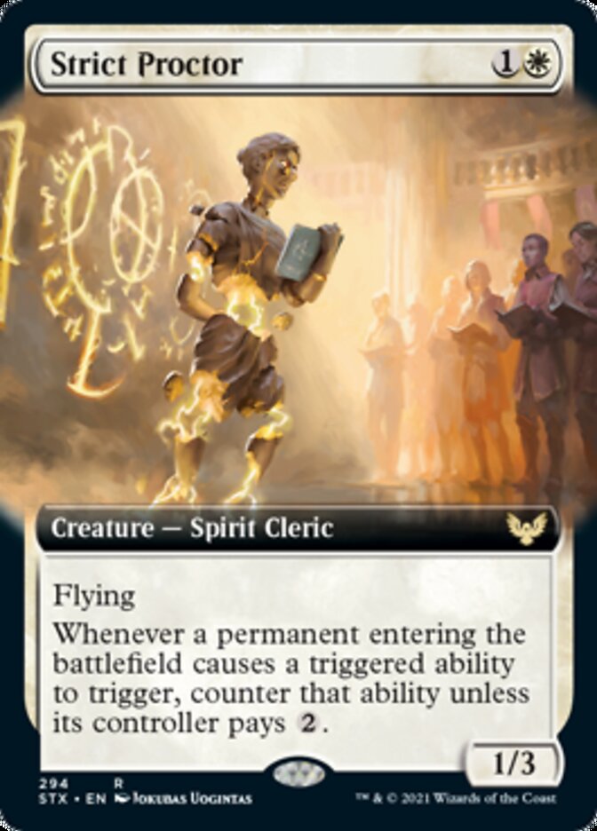Strict Proctor (Extended) [Strixhaven: School of Mages] (STX 294)