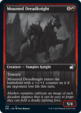 Mounted Dreadknight [Innistrad: Double Feature] (DBL 150)
