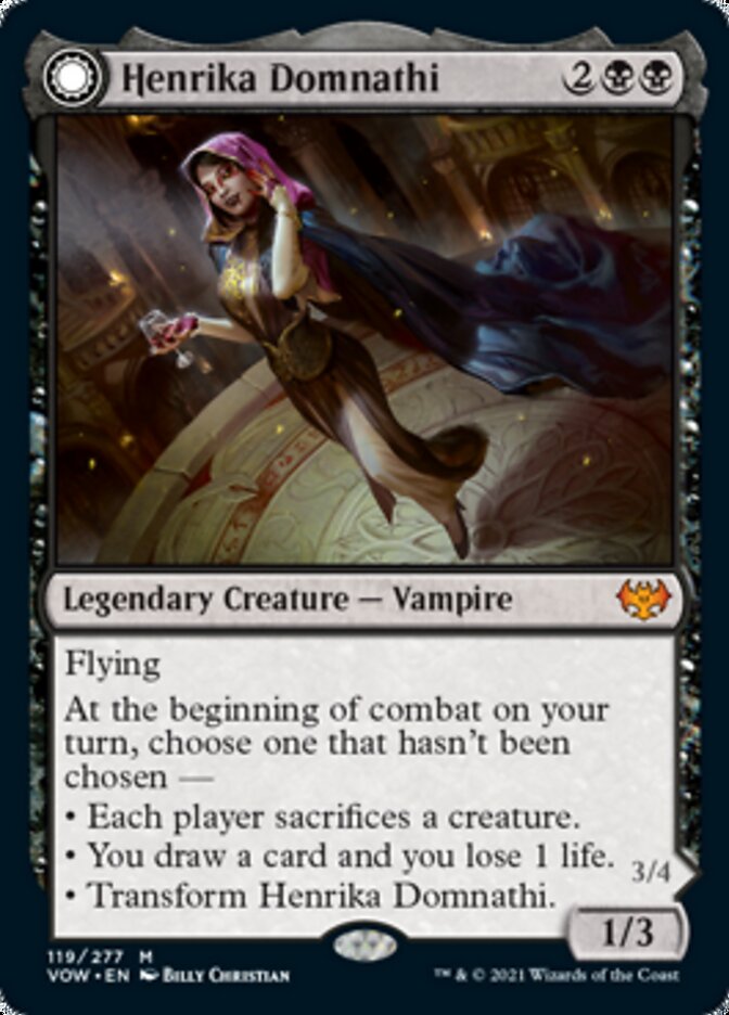 Henrika Domnathi // Henrika, Infernal Seer [Innistrad: Crimson Vow] (VOW 119)