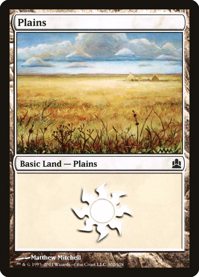 Plains (#302) [Commander 2011] (CMD 302)