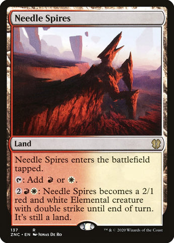 Needle Spires [Zendikar Rising Commander] (ZNC 137)