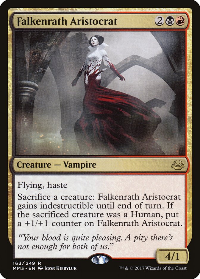 Falkenrath Aristocrat [Modern Masters 2017] (MM3 163)