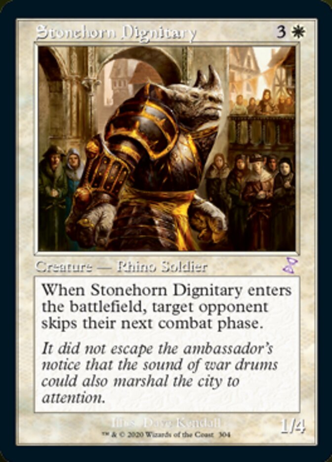 Stonehorn Dignitary (Timeshifted) [Time Spiral Remastered] (TSR 304)