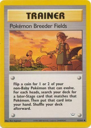 Pokemon Breeder Fields (62/64) [Neo Revelation]