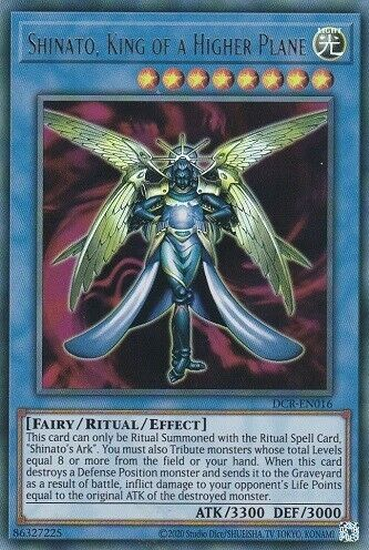Shinato, King of a Higher Plane [DCR-EN016] Ultra Rare